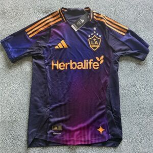 Los Angeles Galaxy Adidas Away 25/26 Purple jersey Authentic Size S BRAND NEW